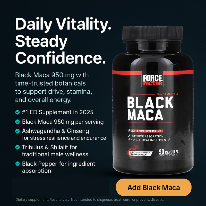 MacaFlow 950 daily vitality supplement